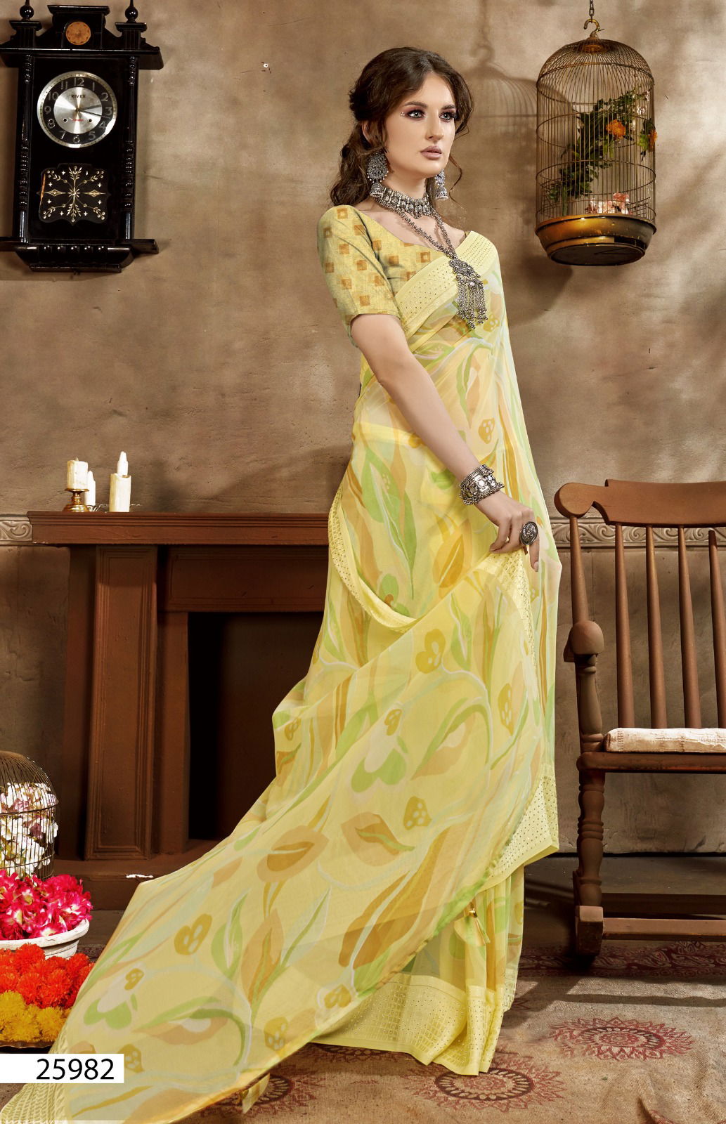 Patang Vol 8 By Vallabhi Printed Georgette Sarees Wholesale Price In Surat

